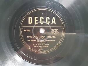 SPレコード THE 3RD MAN THEME /CAFE MOZART WALTZ DECCA レア