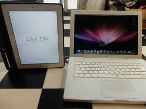 apple macbook a1181 ipad a1395 16gb 中古 ジャンク 部品取り マックブック パソコン アップル まとめ セット 2007 初期化　リカバリ