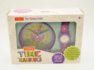 4-5 未使用 TIMEX タイメックス TIME TEACHER TOOLKIT タイム ティーチャー クロックセット 知育 キッズ 腕時計 女の子 TW G014800 ③