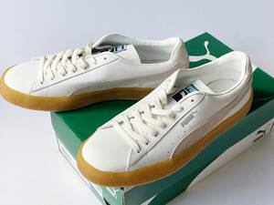 PUMA Suede Crepe Luxe プーマ スウェード リュクス US10.5 28.5cm ホワイト/グレー made in ROMANIA ルーマニア製 クレープソール