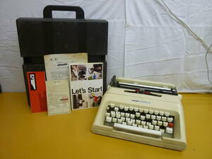 BB383 olivetti タイプライター LETTERA35 レッテラ 英字キー アンティーク コレクション 昭和レトロ ジャンク/140