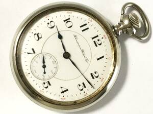 1917年製◆HAMPDEN 16S 17石 Gr,Wm.McKinley 3POS ハンプデン懐中時計◆