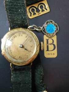 希少品　アンティーク　ＢLANCPAIN　ブランパン 14kレディース手巻き腕時計