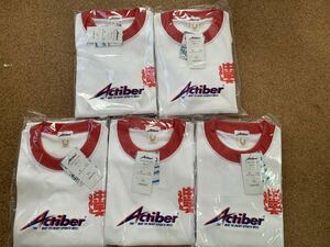 Actiber 半袖体操服 3L3枚、LL2枚セット レッド 体操着 体育着 新品 【AC 0001R】