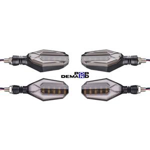 ◇即納◇汎用 12V オクタゴン LED ウインカー 白 1台分4個セット VF1000R VFR1200F VFR1200F DCT VFR750R VFR800