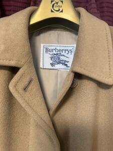 高級BURBERRY カシミヤ100%コート バーバリー コート キャメル 人気のベージュ　セレブ　最終赤字大処分！！