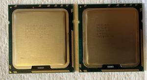 【美品】INTEL Xeon E5620 SLBV4 2.4GHz 【同一ロット２個セット】＃6