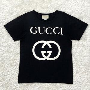 ［美品］GUCCI グッチ　インターロッキングG オーバーサイズ Tシャツ 493117