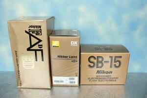 ※きれいな　Nikon　空き箱　いろいろ　3個　ニコン　送料510円