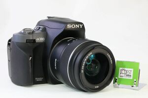 【同梱歓迎】実用■SONY α380 + DT 3.5-5.6/18-55 SAM■バッテリー・チャージャーなし■2213