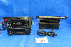 STD172 保証付/レガシィ純正　マッキントッシュオーディオ　PF-40621/EF-12081　前期　BL5 BP5 BP9 BPE/BPH CD MD デッキ