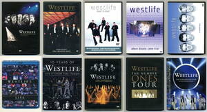 ウエストライフ ミュージックDVD＆Blu-ray 合計10本セット Blu-rayは未開封品 7本は日本版 3本の海外版内2本はリュージョンフリー Westlife
