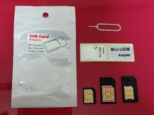 在庫処分★sim下駄 micro sim変更アダプタ nanoSIMをMicroSIMに foma ドコモok