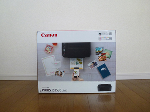 即納　キャノン　TS3530　プリンター　黒　CANON　PIXUS　（純正インク BC-365、BC-366 なし）スキャナー、コピー、スマホ印刷可能！