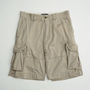 XXXX□*ポロラルフローレン/Polo by Ralph Lauren*ダメージ加工*カーゴショーツ/コットンショートパンツ*メンズ*size32