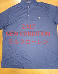 上質 コットン 2XLT2TGL　ラルフローレン POLO RALPH LAUREN 　新品 半袖ポロシャツ 　大きめ 半袖ポロシャツ 