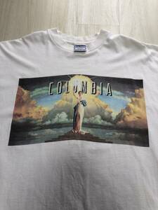 激レア 90s COLUMBIA PICURES Tシャツ XL )検 映画 pulp fiction trainspotting MASK ヴィンテージ アニメ アート アニメ USA バンド