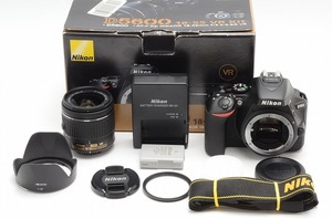 ★美品!! ショット数約700★ Nikon D5600 AF-P NIKKOR 18-55mm f3.5-5.6G