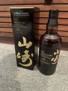 SUNTORY　サントリー 山崎 18年 43％ 700ml YAMAZAKI 新品未開封　Japanese whisky シングルモルトウイスキー