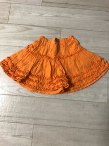 MINI-K スカート（オレンジ）