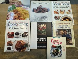 a0330-9.洋書 Look&Cook 他 料理本 まとめ cookbook cooking interior lifestyle ディスプレイ display 内装 装飾 小物 