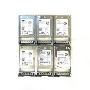 S6041066 DELL 146GB SAS 15K 2.5インチ HDD 6点【中古動作品】