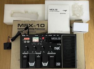 NUX MFX-10 Guitar Multi Effects Processor 元箱マニュアル専用アダプター付属 ギター・マルチエフェクター・ペダル　