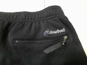 ★US製　初期モデル　cloudveil　クラウドベイル　アウトドアパンツ　★フリース裏地　★黒色