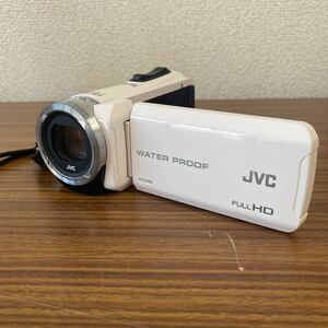 管S240425 9 ★☆ JVC WATER PROOF ビデオカメラ GZ-B800-W ホワイト ☆★