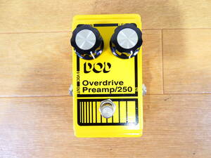 【USED!DOD コンパクトエフェクター Overdrive Preamp /250★オーバードライブ/歪み系/本体のみ ※現状品＠送料520円（4）】