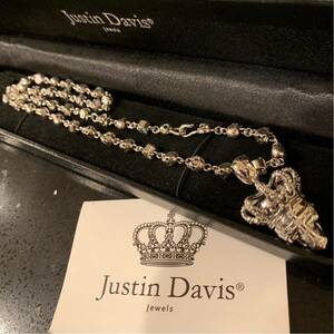 新品◆JUSTIN DAVIS◆CRUCIFIXION PENDANT＋VOODOO CHAIN◆50cm◆定価144,100円◆SPJ591,SNJ500◆希少◆