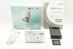 【適格請求書発行】美品 Canon キヤノン IXY 430F コンパクトデジタルカメラ シルバー 元箱付【アルプスカメラ】240120v