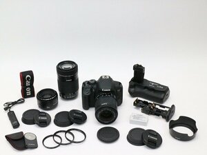 ●○【総シャッター数8900回以下】Canon EOS Kiss X7i ダブルズームキット 他 セット デジタル一眼レフカメラ キャノン○●021068001○●