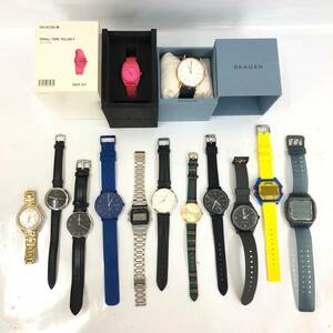 □ジャンク品□時計13本まとめ売り⑤NIXON FURLA MICHAEL KORS CASIO SKAGEN DW ROSEFIELD 複数落札同梱OK B240515-5