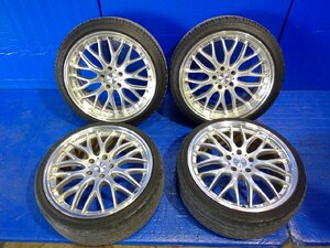 BADX LOXARNY MULTI FORCHETTA シルバー 19インチ アルミホイール 19x8.0J +38 19x9.0J +40 5穴 PCD:114.3 4本セット センターキャップ付