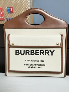 【美品】BURBERRY　バーバリー　ポケットバッグ大