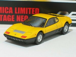 フェラーリ 512 BB（黄/黒）LV-N【トミーテック社1/64ミニカー】【トミカの時】