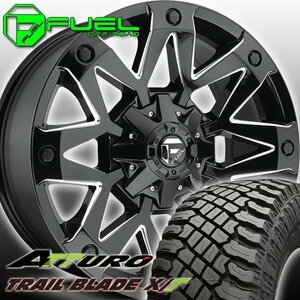 FUEL D555 Ambush ランクル200 100 ダッジ ラム 20インチタイヤホイールセット ATTURO TRAIL BLADE XT 275/55R20 285/55R20 305/55R20 X/T