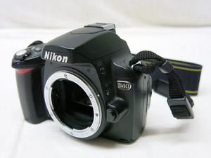 05K010 Nikon ニコン デジタル一眼レフカメラ [D40] 本体 + バッテリー 通電OK 実用？ ジャンク扱い 部品取りなどに 売り切り