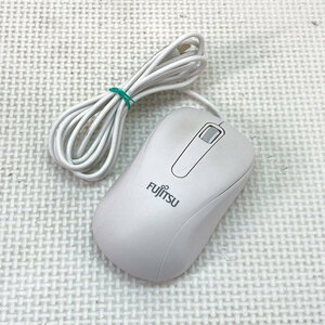 動作品 白 USB光学式マウス ★ 富士通 Mouse M520 USB接続 複数在庫有り 同梱歓迎