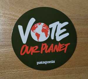 Patagonia VOTE OUR PLANET ステッカー 廃版　送料80円で♪　
