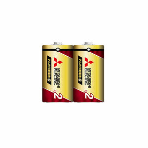単2アルカリ乾電池 単二乾電池 三菱 日本製 LR14GR/2S/0862 2個組ｘ７パック/卸