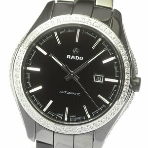 ☆極美品★箱・保証書付き【RADO】ラドー ハイパークローム R32482152 ダイヤベゼル デイト 自動巻き レディース 【2210】