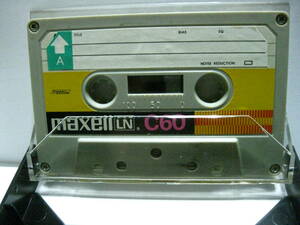 使用済み　中古　　カセットテープ　 日立Maxell　LNC60　Type1　ノーマル　60分　1本　爪あり　No231