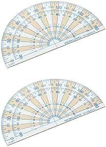 コクヨ 分度器 まなびすと 再生PET樹脂製 90x50mm 半円 GY-GBA310