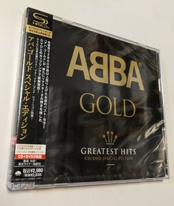 M 匿名配送 国内盤 SHM-CD+DVD ABBA アバ・ゴールド スペシャル・エディション 4988005669520