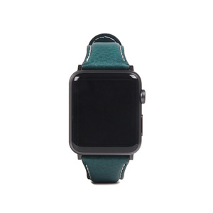 Apple Watchバンド SLG Design Italian Minerva Box Leather 本革 41mm/40mm/38mm用　ブルー SD18394AW