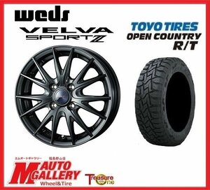 郡山店★サマータイヤホイールSET★WEDS ヴェルバスポルト2 4.0J 12インチ 4H100+42&オープンカントリー R/T 145/80R12★軽トラ、軽VAN