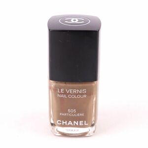 シャネル ネイルカラー ヴェルニ 505 PARTICULIERE 残半量以上 コスメ PO レディース 13mlサイズ CHANEL