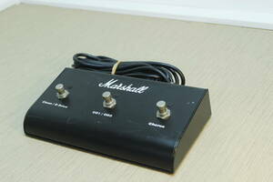 (M-XB-191) Marshall Triple フットスイッチ英国製 LED Clean/Overdrive, OD1 OD2, Chorus, Marshall VS265 アンプ用